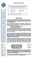Senior issues newsletter [Vol. 34, No. 5 (Feb. 25, 2013)]