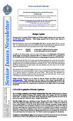Senior issues newsletter [Vol. 34, No. 8 (Mar. 18, 2013)]