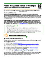 Good neighbor news of Georgia: helping older Georgians age successfully at home, 2008 March-April