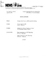 News from DHR [Apr. 15, 1998]
