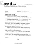 News from DHR [May 7, 1998]