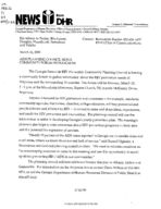 News from DHR [Mar. 16, 1999 B]