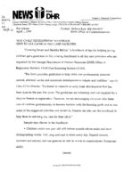 News from DHR [Apr. 1, 1999 C]