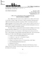News from DHR: Aging advocates meet to discuss priorities for the 2005 General Assembly [Dec. 3,  2004]