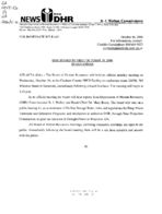 News from DHR: DHR board to meet October 18, 2006 in Savannah [Oct. 16, 2006]