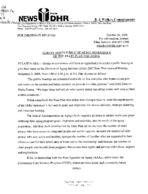 News from DHR: Albany hosts public hearing November 6 on the State Plan for aging [Oct. 26, 2006A]