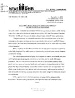 News from DHR: Columbus hosts public hearing November 16 on the State Plan for aging [Nov. 13, 2006]
