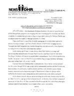 News from DHR: Adults nearing age 65 should consider prescription drug coverage options [Nov. 6, 2008]