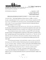 News from DHR: DHR kicks off second farmers market to accept food stamps [Sept. 12, 2008]
