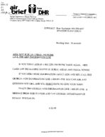 Air brief from the DHR, Apr. 21, 1999