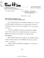 Air brief from the DHR, July 6, 1999 A