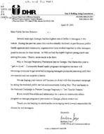 Air brief from the DHR, Apr. 13, 2001