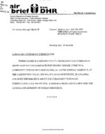Air brief from the DHR: community forum on tuberculosis, Mar. 25, 2002