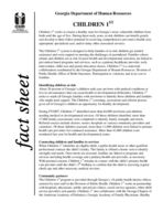 Fact sheet: Children 1st, No. 37 (Mar. 2008)