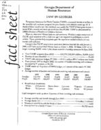 Fact sheet: TANF in Georgia, No. 54 (Dec. 2002)