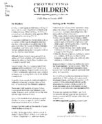 Fact sheet: protecting children, No. 6 (1996)