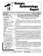 Georgia epidemiology report, Vol. 11, no. 8 (Aug. 1995)