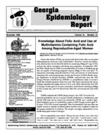 Georgia epidemiology report, Vol. 12, no. 12 (Dec. 1996)