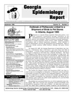 Georgia epidemiology report, Vol. 12, no. 9 (Sept. 1996)