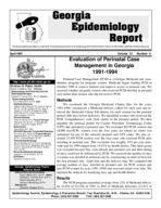 Georgia epidemiology report, Vol. 13, no. 4 (Apr. 1997)