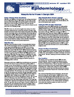 Georgia epidemiology report, Vol. 21, no. 5 (May 2005)