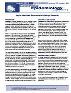 Georgia epidemiology report, Vol. 21, no. 8 (Aug. 2005)
