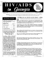 HIV/AIDS in Georgia [Vol. 4, no. 1 (Jan. 1995)]