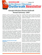 Infectious disease outbreak newsletter, Jan. 2008