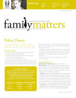 Family matters, Vol. 1, no. 3 (Summer 2005)