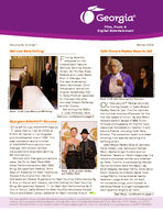 Georgia film, music & digital entertainment newsletter, Vol. 25, no. 1 (Winter 2009)