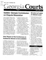Georgia courts journal, Vol. 22, no. 2 (Nov. 1994)