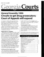 Georgia courts journal, Vol. 26, no. 5 (June 1999)