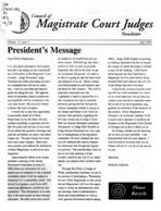 Council of Magistrate Court Judges newsletter, 2005 July