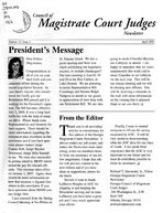 Council of Magistrate Court Judges newsletter, Apr. 2006