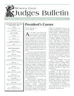 Municipal Court Judges bulletin, Summer 2005