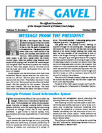 The Gavel: the official newsletter of the Georgia Council of Probate Court Judges [Oct. 2003]