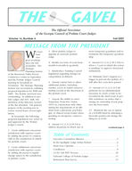 The Gavel: the official newsletter of the Georgia Council of Probate Court Judges [Fall 2007]
