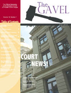 The Gavel: the official newsletter of the Georgia Council of Probate Court Judges [Vol. 18, No. 1(Fall 2012)]