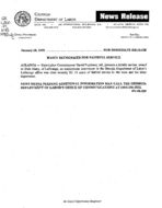News release [Jan. 20, 1998C]