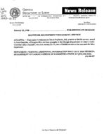 News release [Jan. 20, 1998JJ]