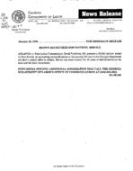 News release [Jan. 20, 1998TT]