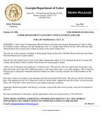 News release, Oct. 19, 1998A