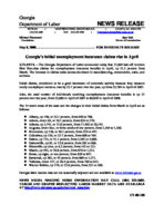 News release, May 8, 2008