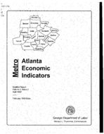 Metro Atlanta economic indicators, monthly report, Vol. 2, no. 2 (Apr. 1999)
