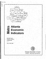 Metro Atlanta economic indicators, monthly report, Vol. 2, no. 6 (Aug. 1999)