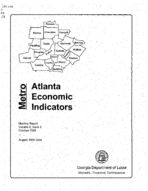 Metro Atlanta economic indicators, monthly report, Vol. 2, no. 8 (Oct. 1999)