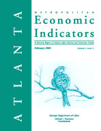 Metro Atlanta economic indicators, monthly report, Vol. 3, no. 12 (Feb. 2001)