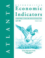 Metro Atlanta economic indicators, monthly report, Vol. 4, no. 2 (Apr. 2001)