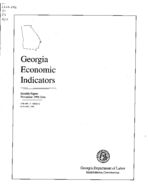 Georgia economic indicators, monthly report [Vol. 4, no. 11 (Jan. 1999)]