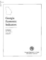 Georgia economic indicators, monthly report [Vol. 4, no. 7 (Sept. 1998)]